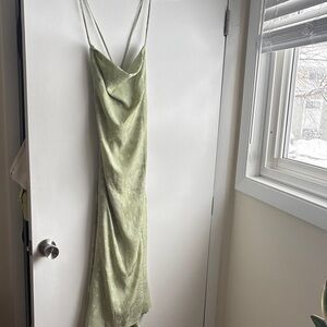 Hello Molly Sage Green Maxi Dress